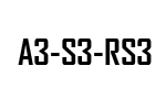 A3 - S3 - RS3