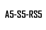 A5 - S5 - RS5